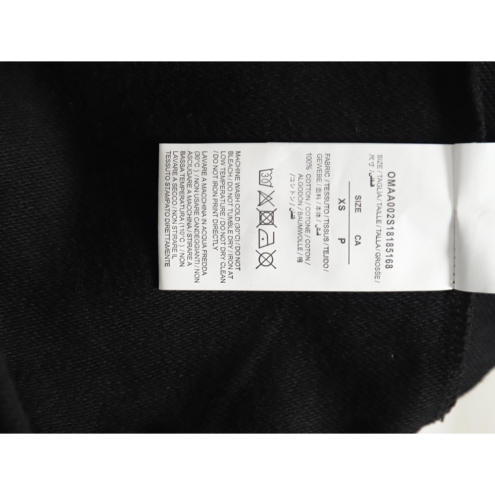 off white yellow tape crew neck sweatshirt,Off White Sweatshirt,Sweatshirt,APPAREL Clothing