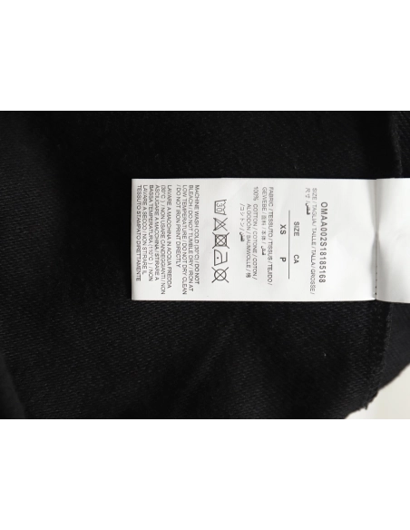 off white yellow tape crew neck sweatshirt,Off White Sweatshirt,Sweatshirt,APPAREL Clothing