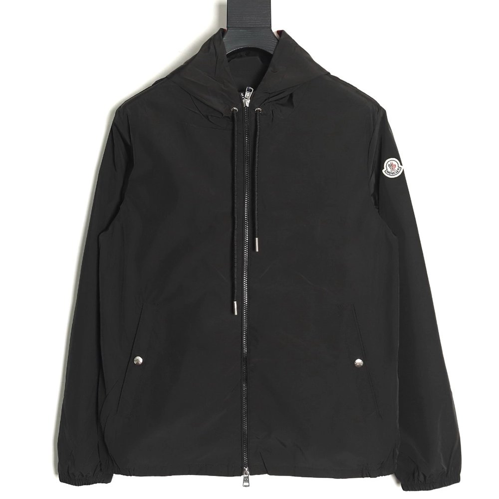 Moncler webbing hooded trench coat,Moncler Jacket,Jacket,APPAREL Clothing