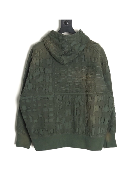 Givenchy style ripped flannel knit hoodie,Givenchy Hoodie,Hoodie,Buy cheap clothing haul France