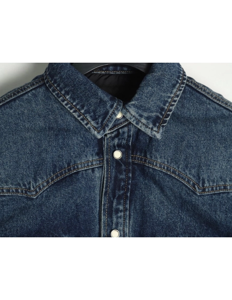 Prada triangle logo denim cotton jacket,Prada Jacket,Jacket,Buy cheap clothing haul France