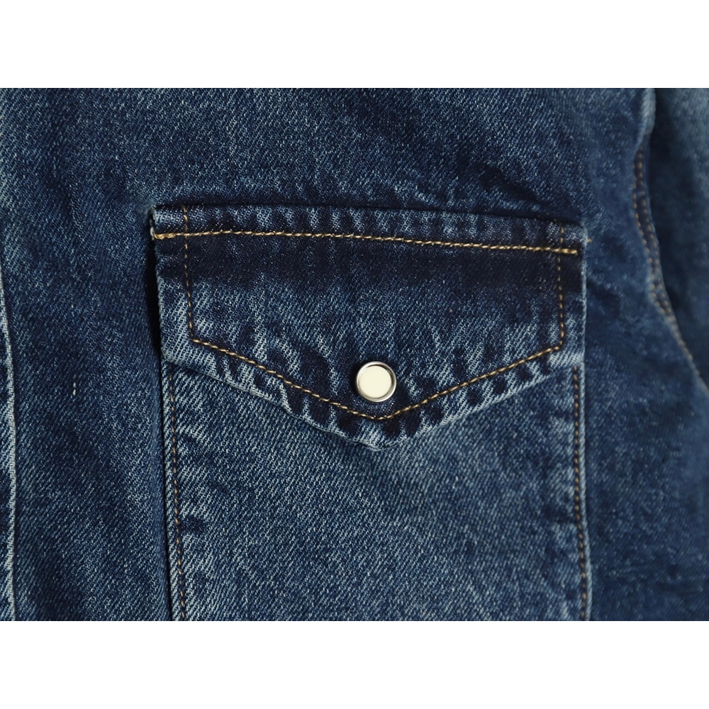 Prada triangle logo denim cotton jacket,Prada Jacket,Jacket,Buy cheap clothing haul France