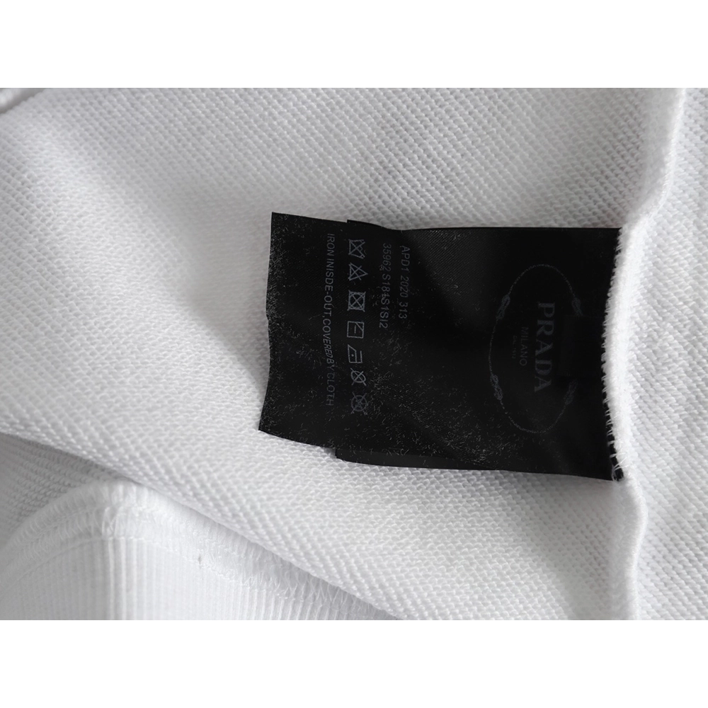 Prada embroidered logo crewneck sweatshirt,Prada Sweatshirt,Sweatshirt,Buy cheap clothing haul France