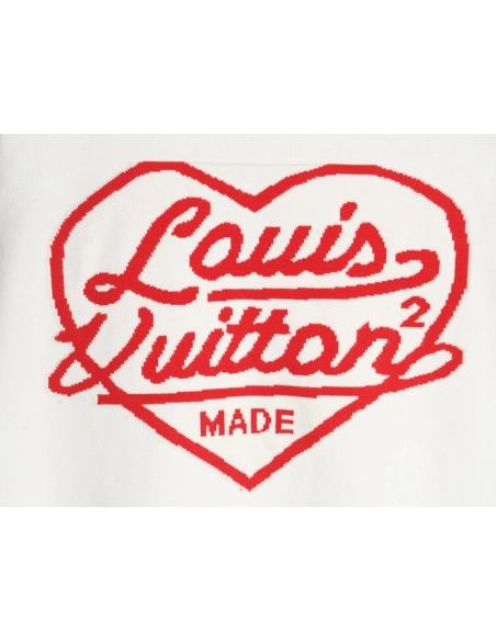 Louis Vuitton jacquard love knitted longsleeved sweater,Louis Vuitton Sweatshirt,Sweatshirt,Buy cheap clothing haul France