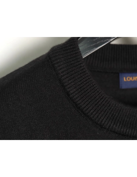 Louis Vuitton jacquard love knitted longsleeved sweater,Louis Vuitton Sweatshirt,Sweatshirt,Buy cheap clothing haul France