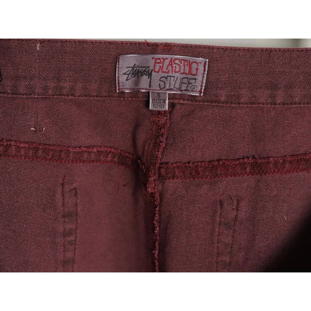 Stussy Black Eight Embroidered Washed Jeans,Stussy Jeans,CASUAL PANTS,Buy cheap clothing haul France