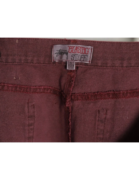 Stussy Black Eight Embroidered Washed Jeans,Stussy Jeans,CASUAL PANTS,Buy cheap clothing haul France