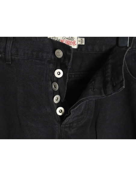 Stussy Black Eight Embroidered Washed Jeans,Stussy Jeans,CASUAL PANTS,Buy cheap clothing haul France