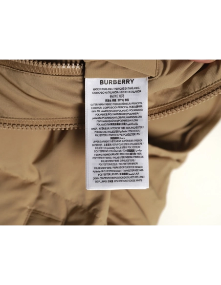 Burberry armband embroidery detachable hood down jacket,Burberry Jacket,Jacket,Buy cheap clothing haul France