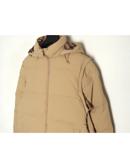 Burberry armband embroidery detachable hood down jacket,Burberry Jacket,Jacket,Buy cheap clothing haul France