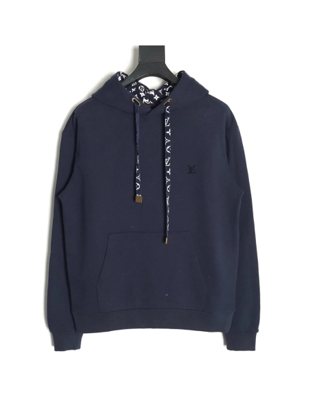 Louis Vuitton small logo hat print drawstring hoodie,Louis Vuitton Hoodie,Hoodie,Buy cheap clothing haul France