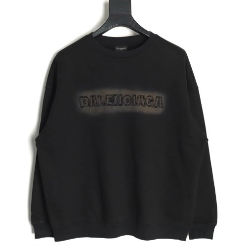 Balenciaga letter double B embroidery sweatshirt,Balenciaga Sweatshirt,Sweatshirt,Buy cheap clothing haul France