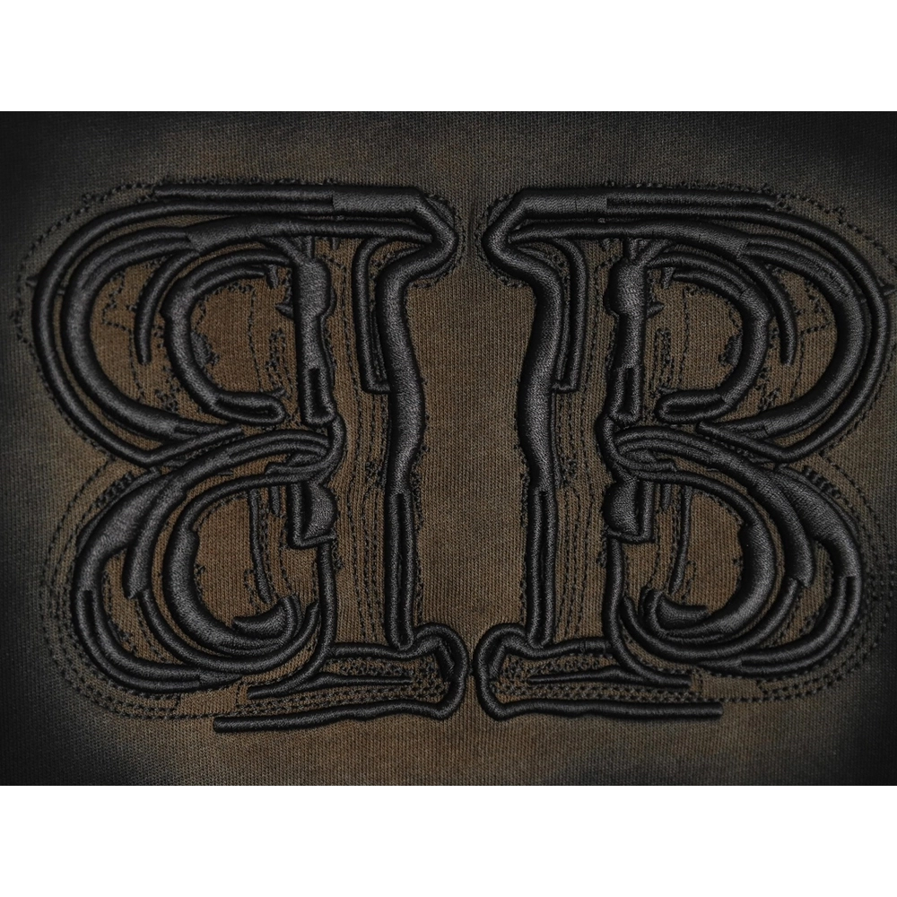 Balenciaga letter double B embroidery sweatshirt,Balenciaga Sweatshirt,Sweatshirt,Buy cheap clothing haul France