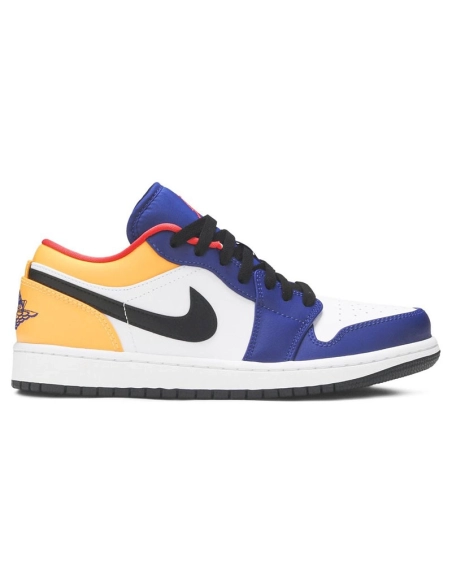 AIR JORDAN 1 LOW WHITE DEEP ROYAL BLUE 553558 123,AIR JORDAN 1 LOW,Air Jordan