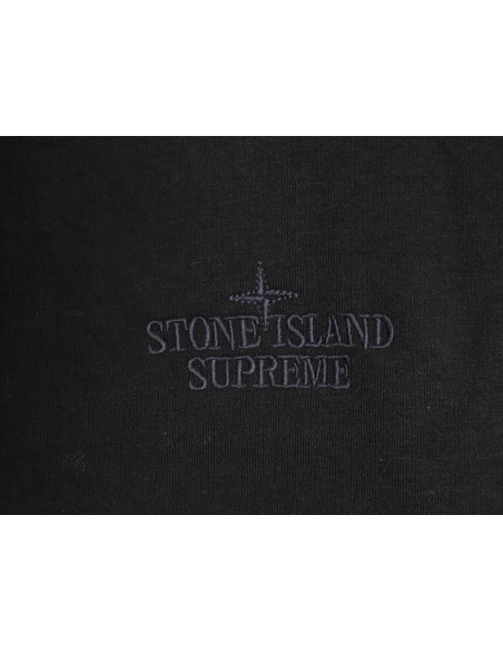 Supreme Week12 Stone Island Joint Hooded Fleece Sweatshirt,Stone Island Sweatshirt,Sweatshirt,Buy cheap clothing haul France