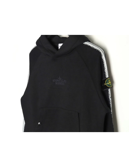 Supreme Week12 Stone Island Joint Hooded Fleece Sweatshirt,Stone Island Sweatshirt,Sweatshirt,Buy cheap clothing haul France