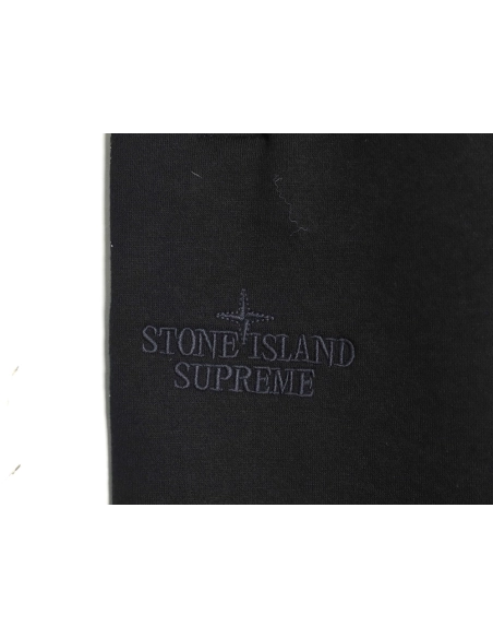 Supreme Week12 Stone Island Joint Hooded Fleece Sweatpants,Stone Island Sweatshirt,Sweatshirt,Buy cheap clothing haul France