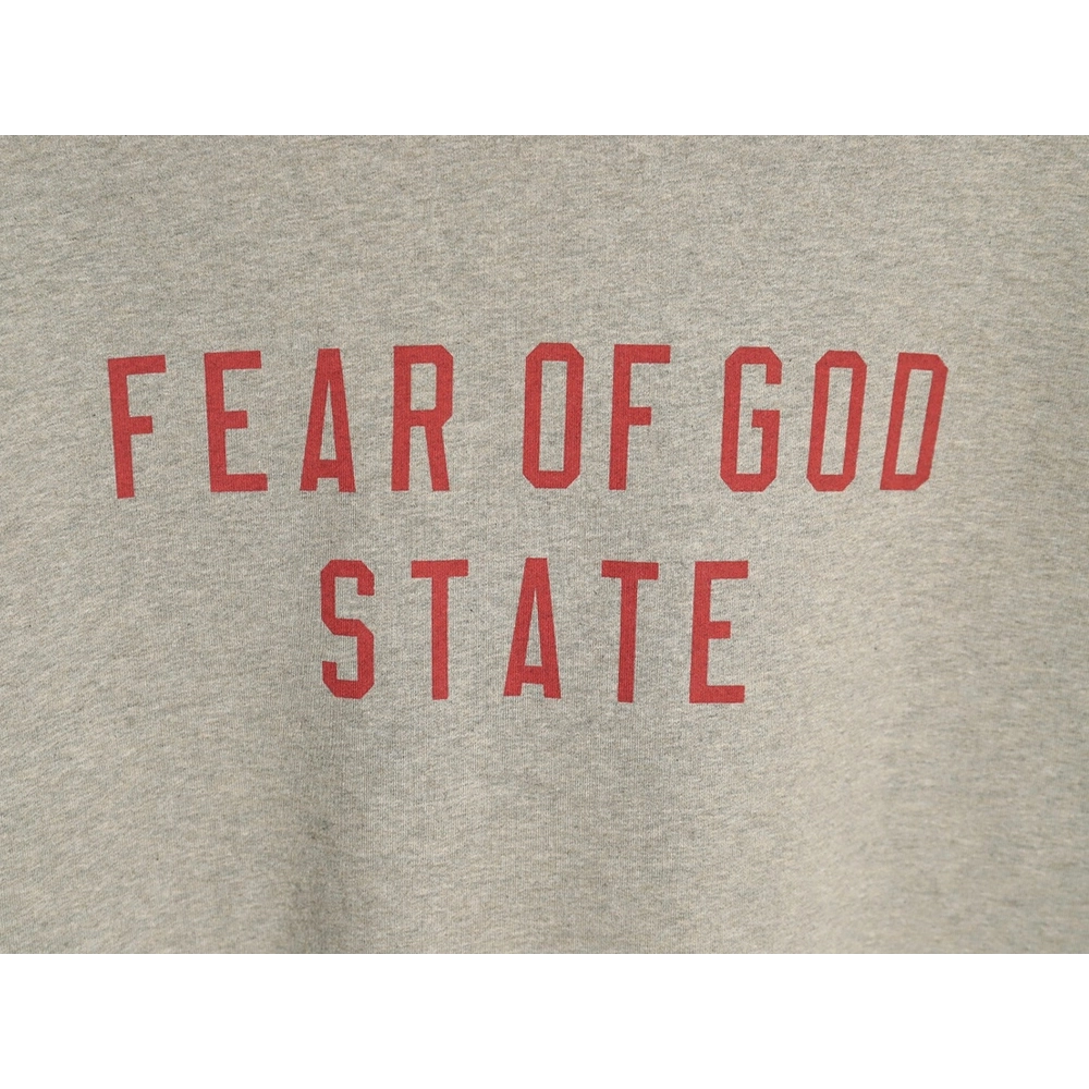 Fear of God lettering print longsleeved hooded sweatshirt,Fear of God Sweatshirt,Sweatshirt,Buy cheap clothing haul France