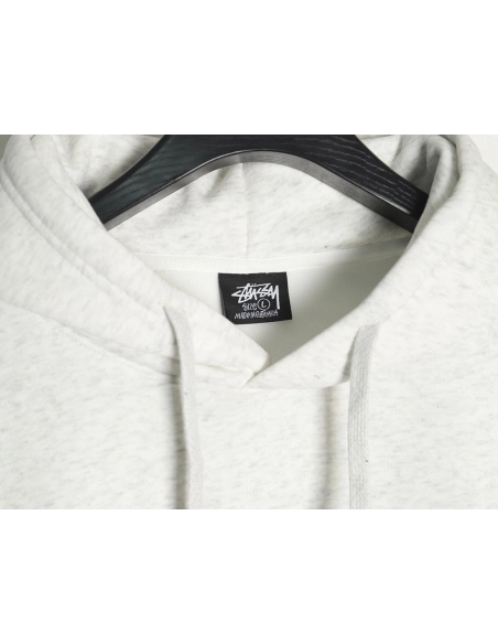 Stussy cobranded elements Logo plus velvet hooded zipper jacket,Stussy Sweatshirt,Sweatshirt,Buy cheap clothing haul France