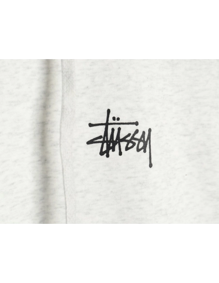 Stussy cobranded elements Logo plus velvet hooded zipper jacket,Stussy Sweatshirt,Sweatshirt,Buy cheap clothing haul France