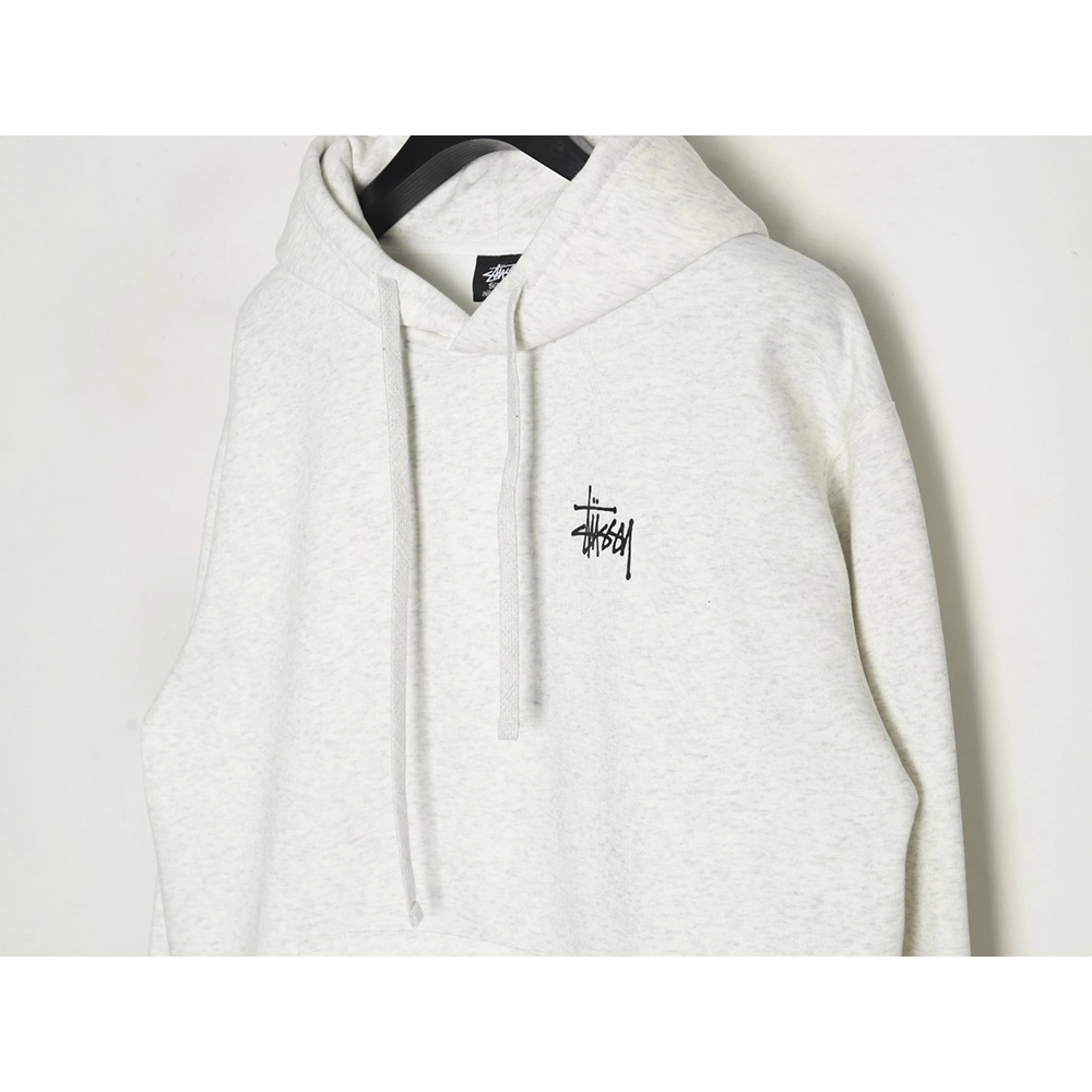 Stussy cobranded elements Logo plus velvet hooded zipper jacket,Stussy Sweatshirt,Sweatshirt,Buy cheap clothing haul France