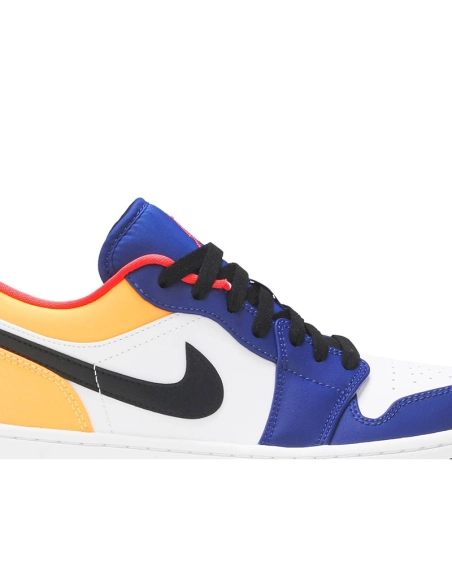 AIR JORDAN 1 LOW WHITE DEEP ROYAL BLUE 553558 123,AIR JORDAN 1 LOW,Air Jordan