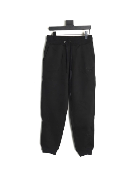 Prada obscure embroidered logo thickened fleece sweatpants,Prada Sweatpants,CASUAL PANTS,Buy cheap clothing haul France