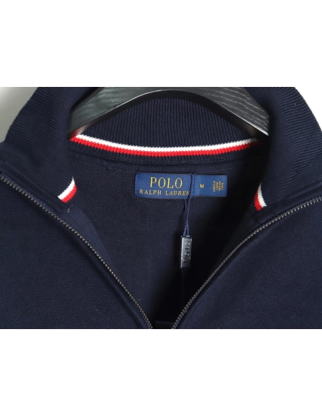 Ralph Lauren classic warhorse logo embroidery halfzip knitted sweater,Ralph Lauren Sweatshirt,Sweatshirt,Buy cheap clothing haul