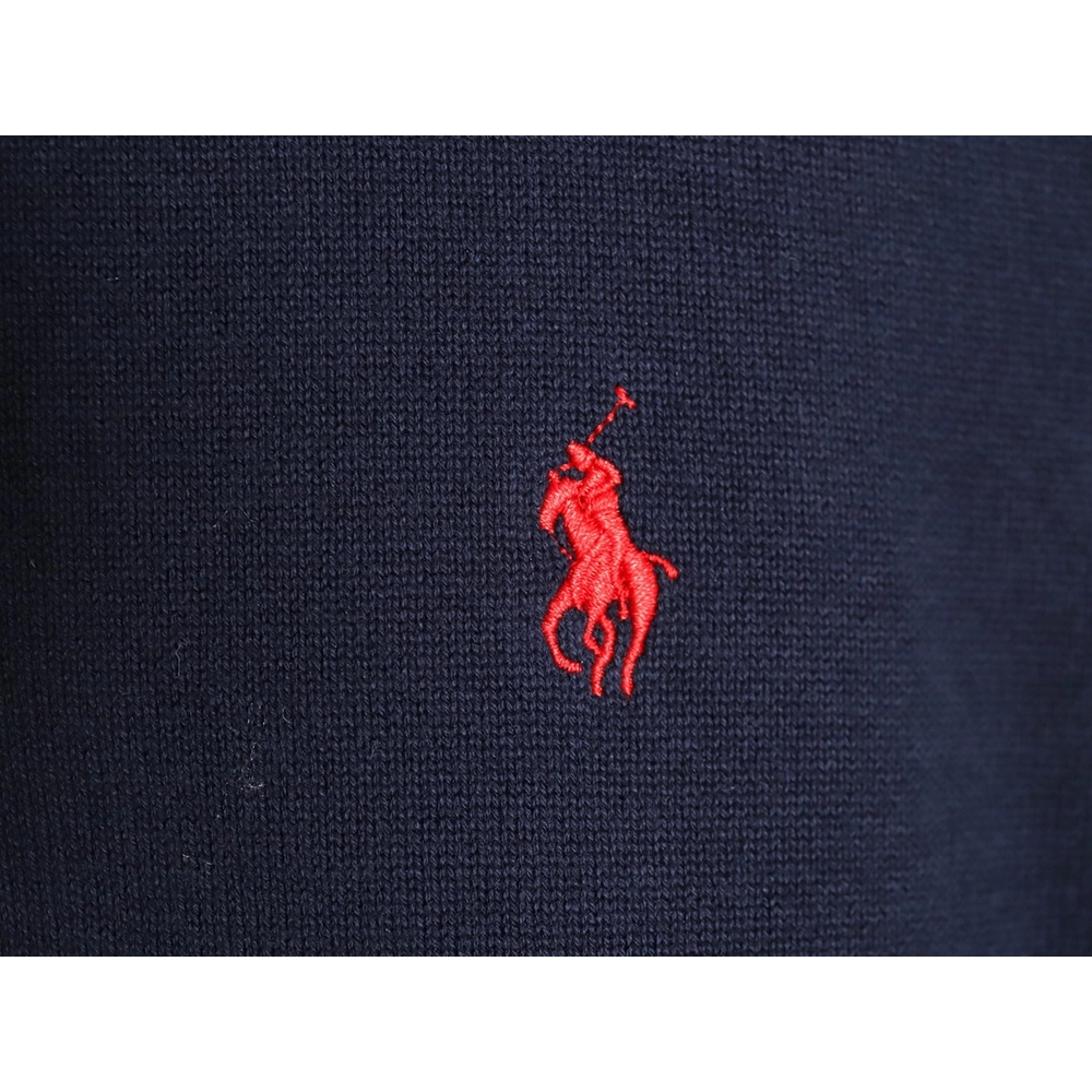 Ralph Lauren classic warhorse logo embroidery halfzip knitted sweater,Ralph Lauren Sweatshirt,Sweatshirt,Buy cheap clothing haul