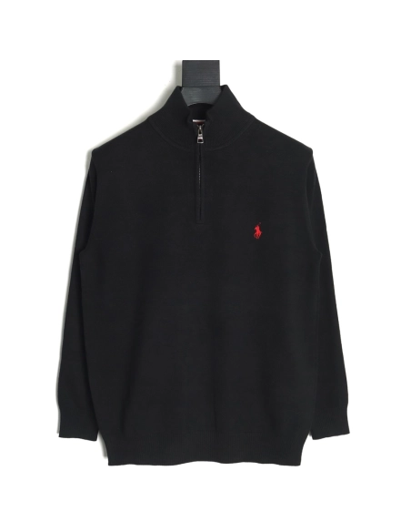 Ralph Lauren classic warhorse logo embroidery halfzip knitted sweater,Ralph Lauren Sweatshirt,Sweatshirt,Buy cheap clothing haul