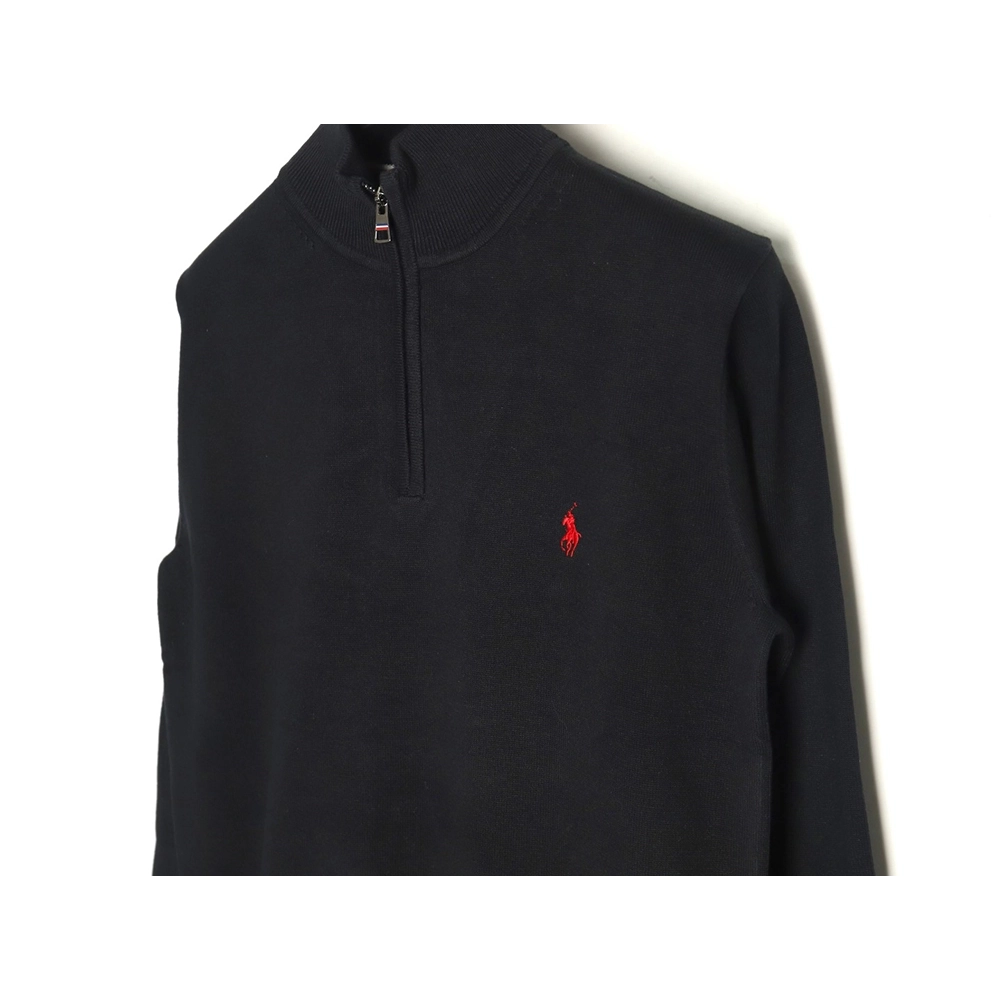 Ralph Lauren classic warhorse logo embroidery halfzip knitted sweater,Ralph Lauren Sweatshirt,Sweatshirt,Buy cheap clothing haul