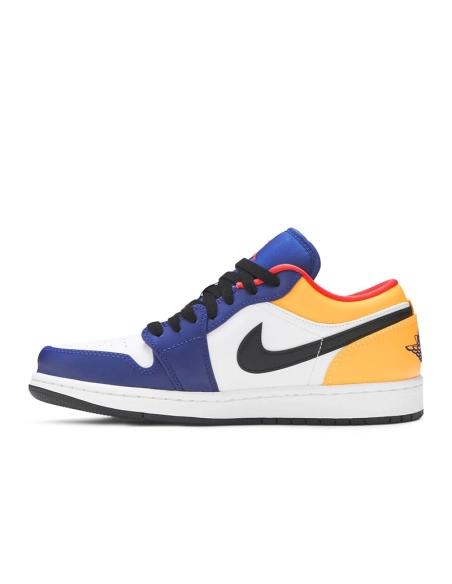 AIR JORDAN 1 LOW WHITE DEEP ROYAL BLUE 553558 123,AIR JORDAN 1 LOW,Air Jordan
