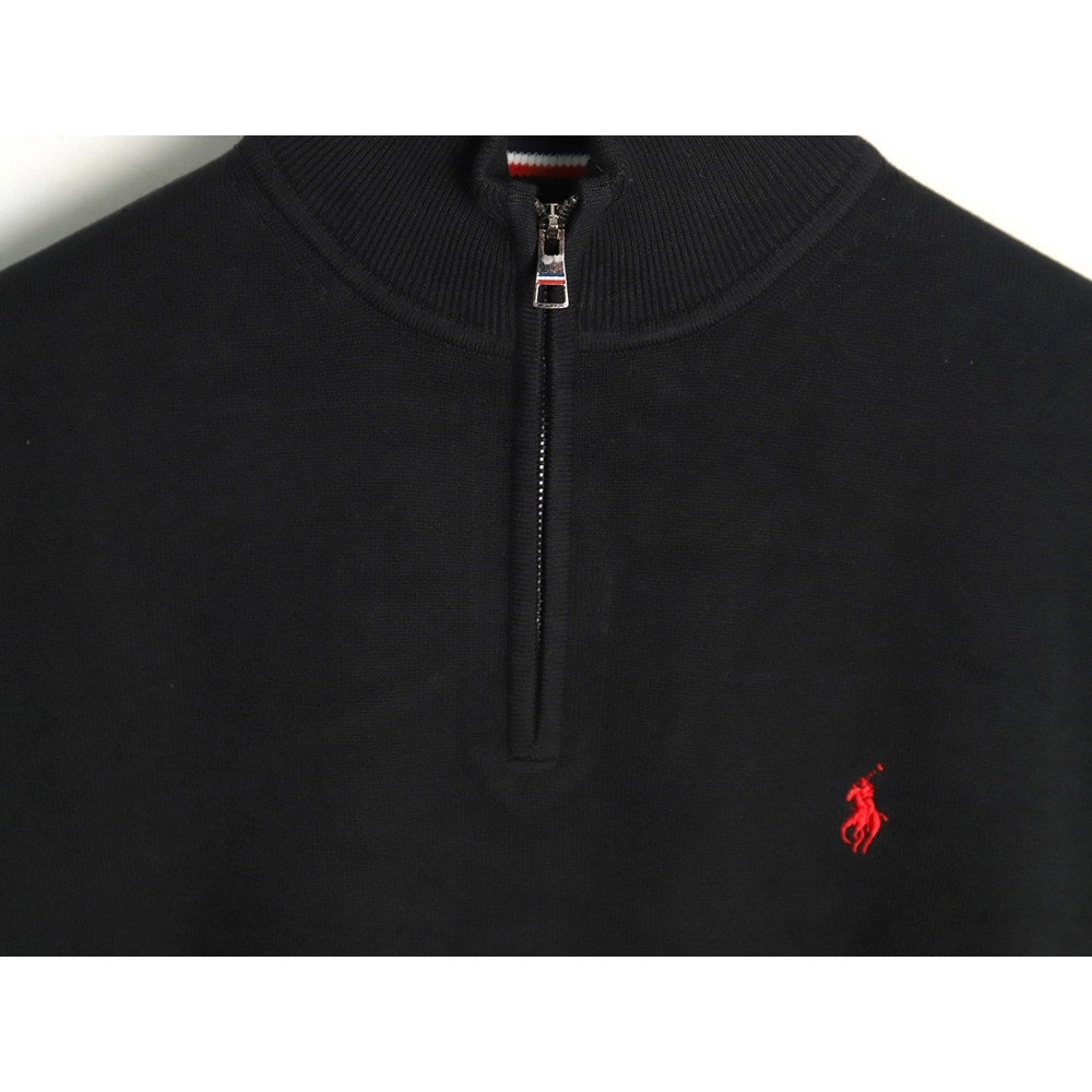 Ralph Lauren classic warhorse logo embroidery halfzip knitted sweater,Ralph Lauren Sweatshirt,Sweatshirt,Buy cheap clothing haul