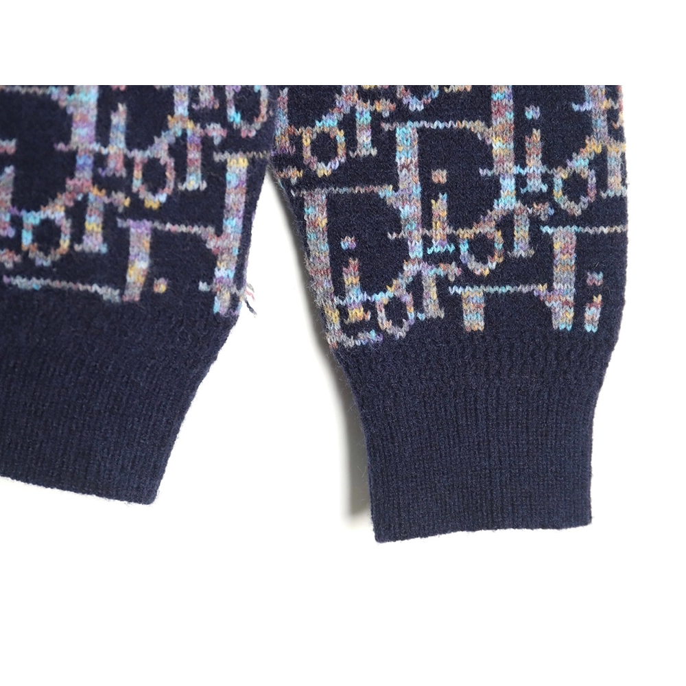 Dior all over print monogram jacquard cardigan sweater,Dior Sweatshirt,Sweatshirt,Buy cheap clothing haul France