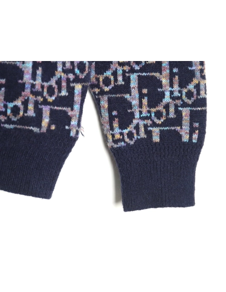 Dior all over print monogram jacquard cardigan sweater,Dior Sweatshirt,Sweatshirt,Buy cheap clothing haul France