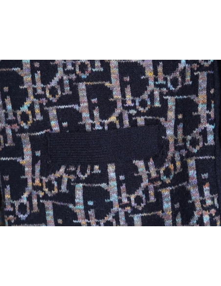 Dior all over print monogram jacquard cardigan sweater,Dior Sweatshirt,Sweatshirt,Buy cheap clothing haul France