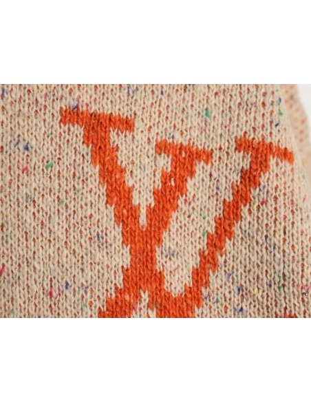 Louis Vuitton all over logo jacquard crewneck sweater,Louis Vuitton Sweatshirt,Sweatshirt,Buy cheap clothing haul France