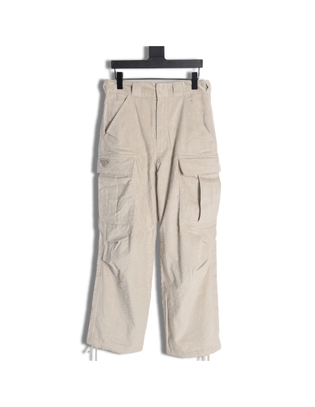 Prada Corduroy Cargo Pants,Prada Sweatpants,CASUAL PANTS,Buy cheap clothing haul France