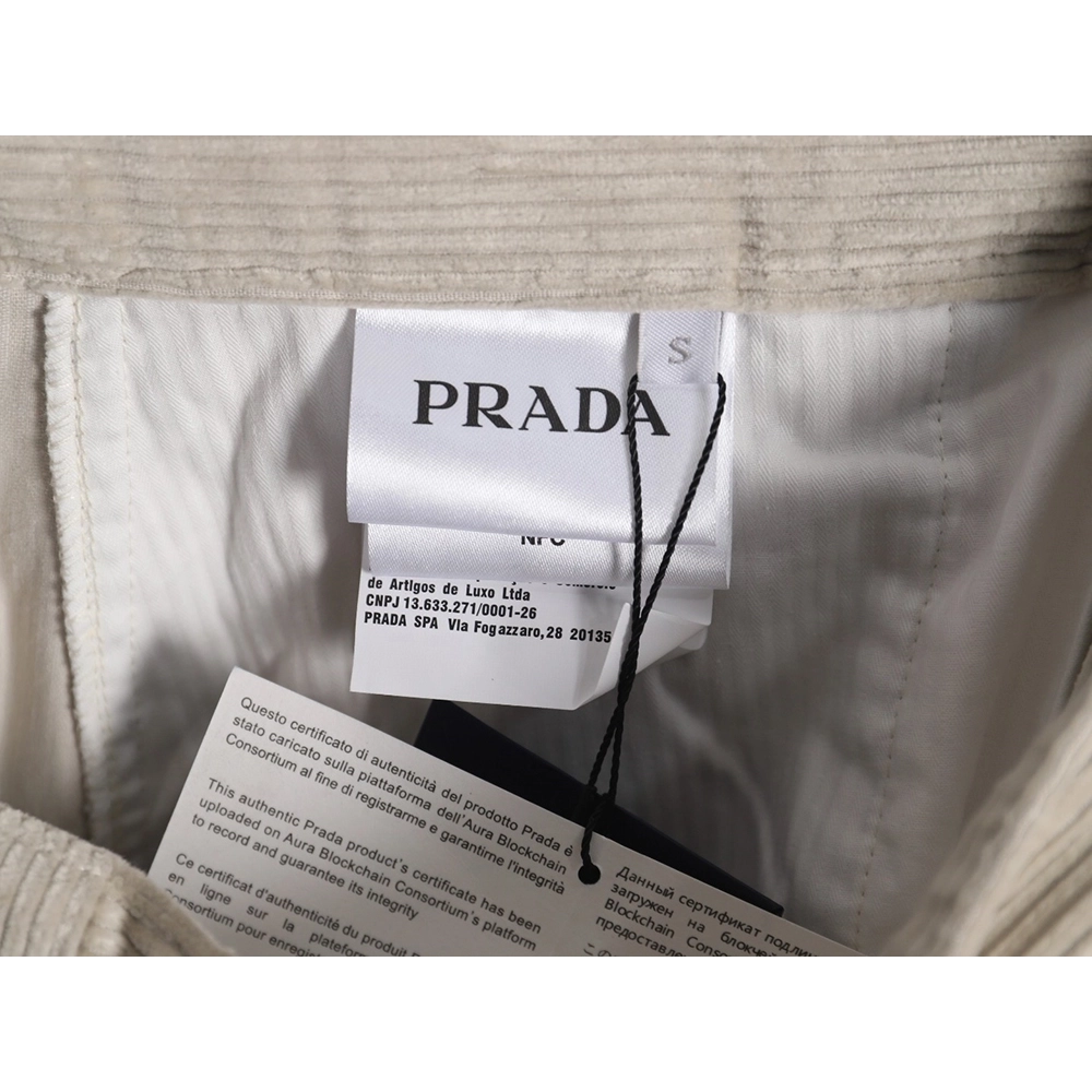 Prada Corduroy Cargo Pants,Prada Sweatpants,CASUAL PANTS,Buy cheap clothing haul France