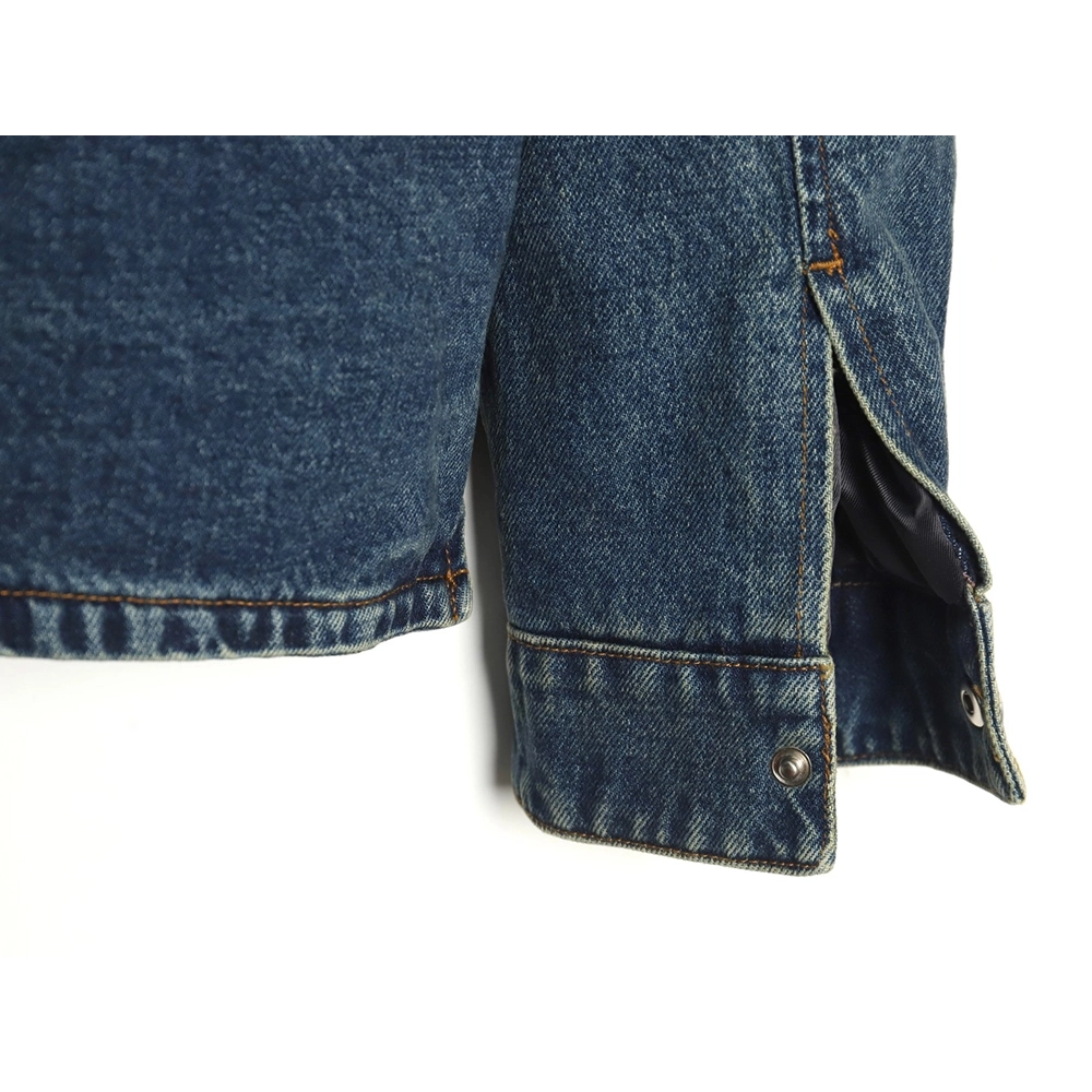 Miu Miu corduroy collar down denim jacket,Miu Miu Jacket,Jacket,Buy cheap clothing haul France