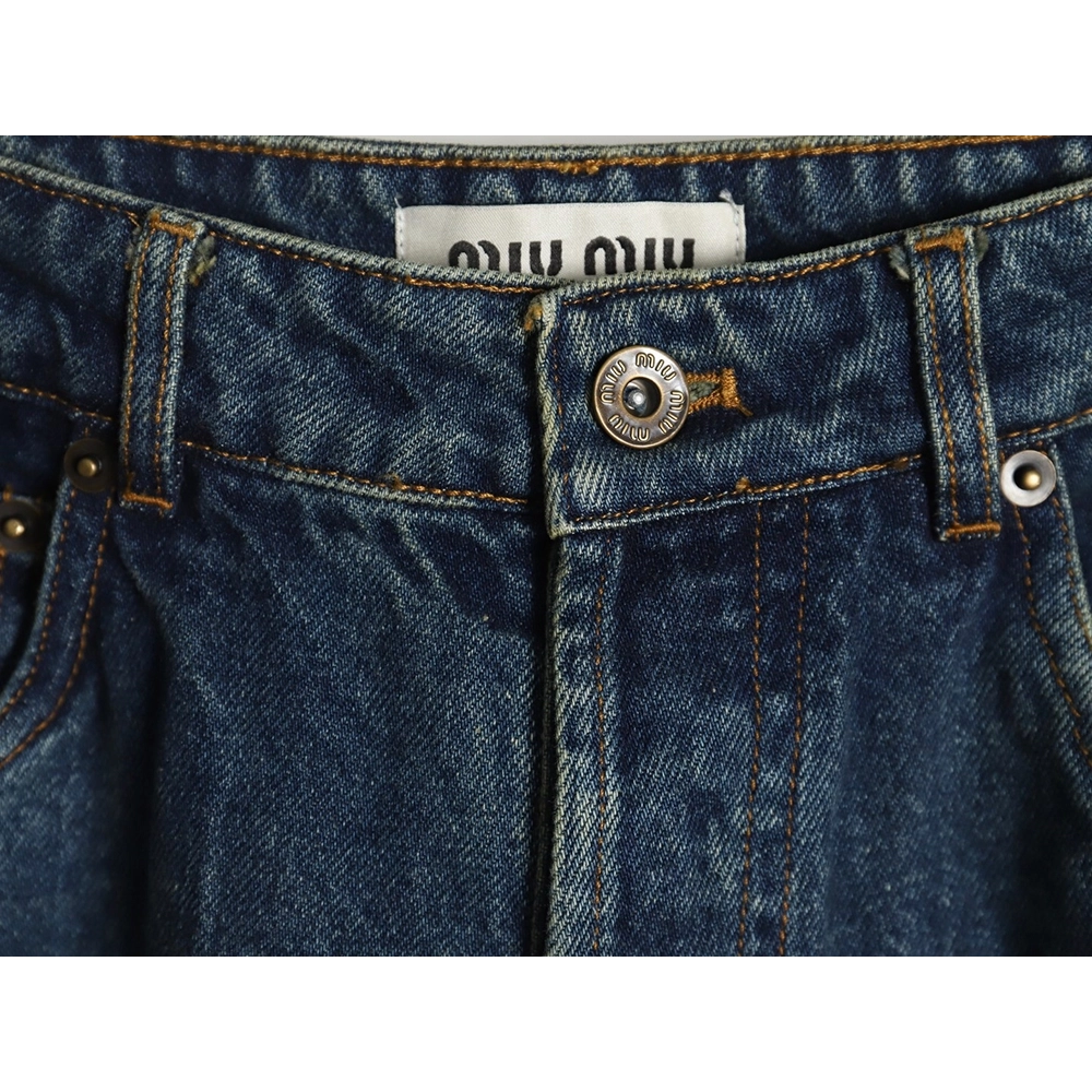 Miu Miu back pocket embroidered logo jeans,Miu Miu Jacket,Jacket,Buy cheap clothing haul France