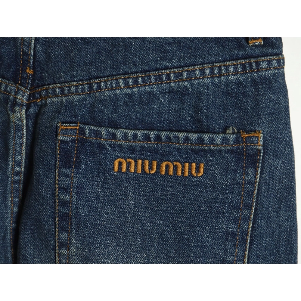 Miu Miu back pocket embroidered logo jeans,Miu Miu Jacket,Jacket,Buy cheap clothing haul France