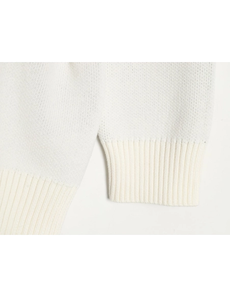 We11 Done Square LOGO Half Zip Turtleneck Sweater,We11done Sweatshirt,Sweatshirt,Buy cheap clothing haul France