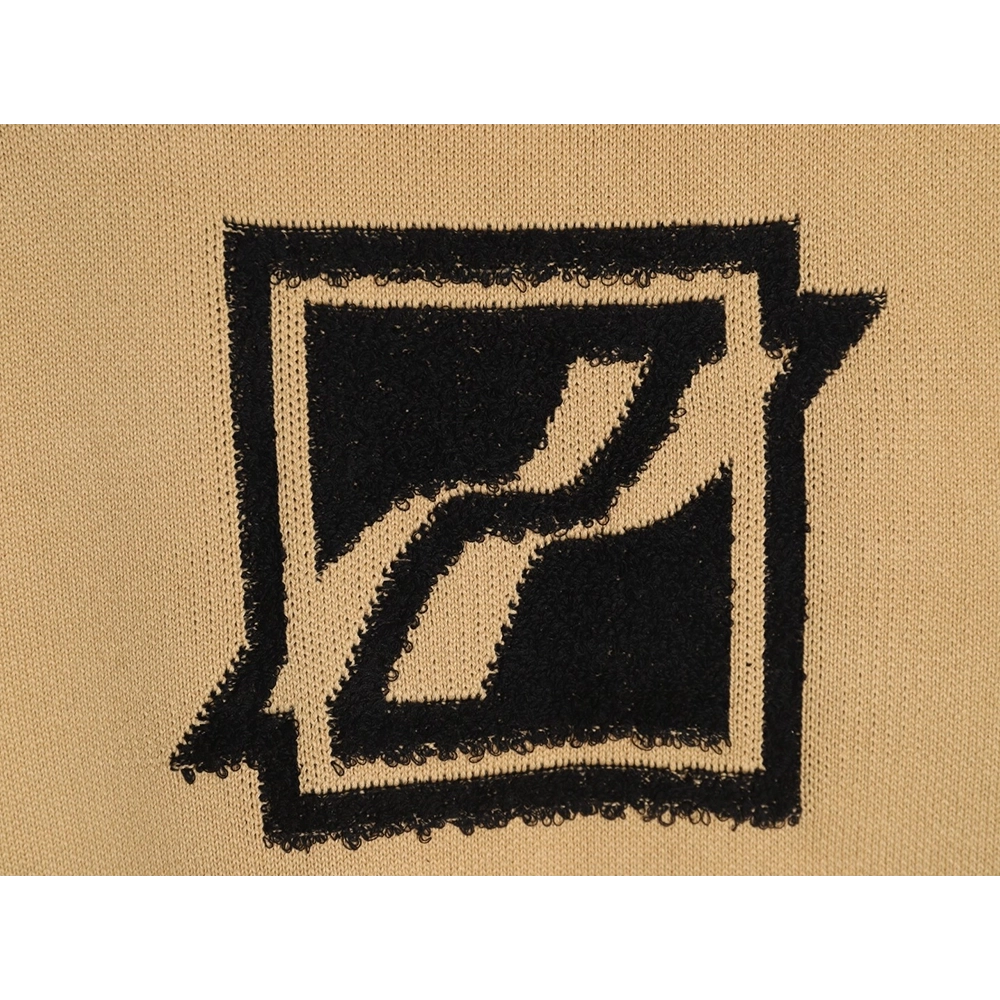 We11 Done Square LOGO Half Zip Turtleneck Sweater,We11done Sweatshirt,Sweatshirt,Buy cheap clothing haul France