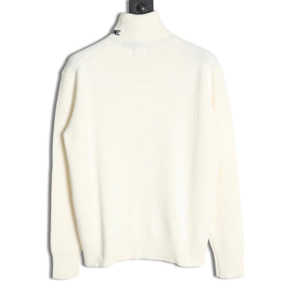 We11 Done simple LOGO letter jacquard turtleneck base sweater,We11done Sweatshirt,Sweatshirt,Buy cheap clothing haul France