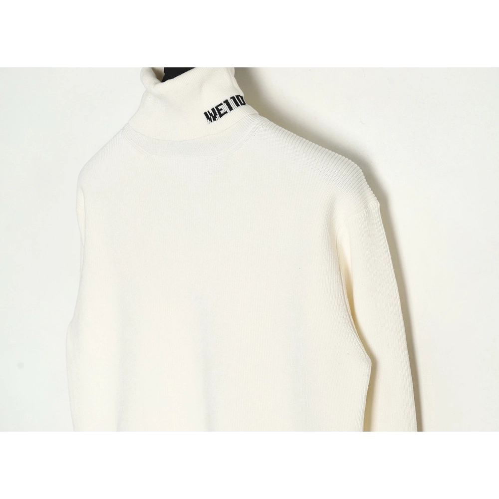 We11 Done simple LOGO letter jacquard turtleneck base sweater,We11done Sweatshirt,Sweatshirt,Buy cheap clothing haul France
