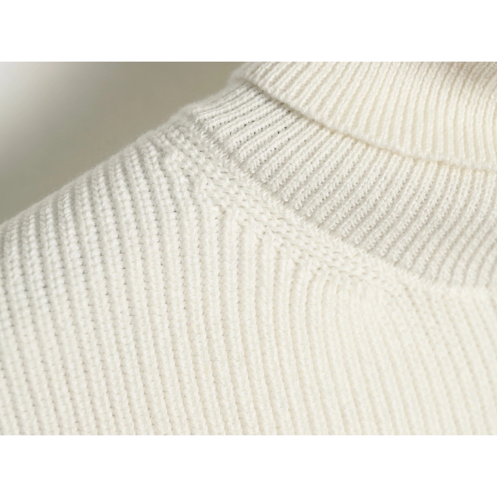 We11 Done simple LOGO letter jacquard turtleneck base sweater,We11done Sweatshirt,Sweatshirt,Buy cheap clothing haul France