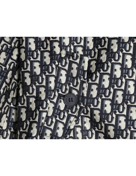 Dior all over print monogram jacquard zipper hooded jacket,Dior Jacket,Jacket,Buy cheap clothing haul France