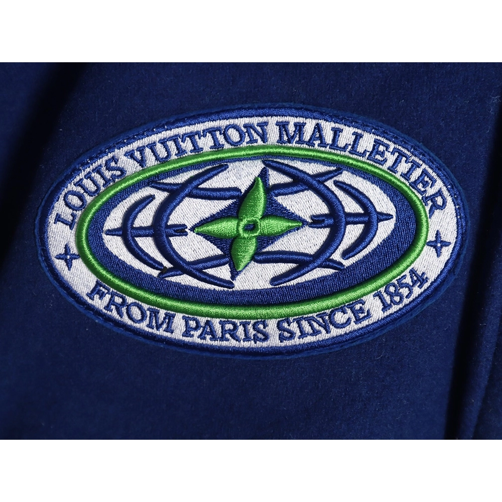 Louis Vuitton Klein Blue Earth Baseball Jacket,Louis Vuitton Jacket,Jacket,Buy cheap clothing haul France