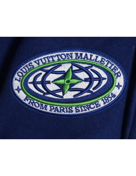 Louis Vuitton Klein Blue Earth Baseball Jacket,Louis Vuitton Jacket,Jacket,Buy cheap clothing haul France